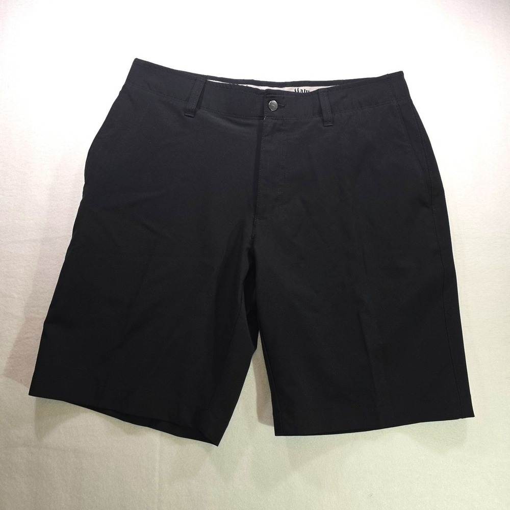 Callaway Men's Black Golf Short Flat Front 10" Inseam Size 34